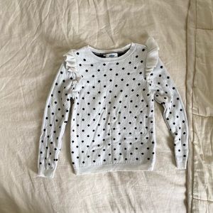 Old navy ruffle sleeve sweater size 5t
